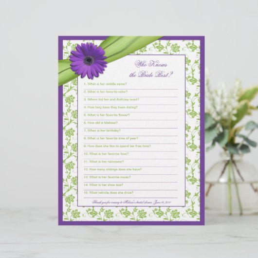 Lila Brautparty von Daisy Green (Stehend Vorderseite)