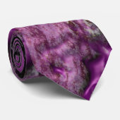 "Lila brennende" Krawatte (Gerollt)
