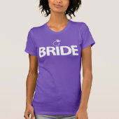 Lila Bridge-Shirt für Junggeselinnen-Abschied T-Shirt (Vorderseite)