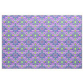 Lila Bright Boho Zickzack | Karnevalsfarben Stoff (Fat Quarter (45,7 x 55,9 cm))