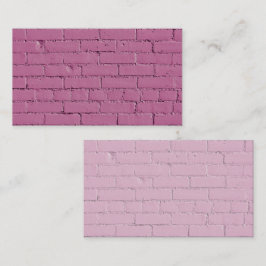 Lila Brillenwand mit weichem Pink Visitenkarte