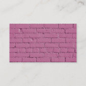 Lila Brillenwand mit weichem Pink Visitenkarte (Vorderseite)