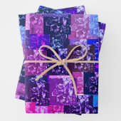 Lila Broken-made Wrapping Paper Geschenkpapier Set (Beispiel)