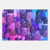Lila Broken-made Wrapping Paper Geschenkpapier Set (Vorderseite)