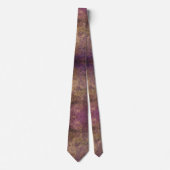 Lila Brown Autumn Abstrakt Neck Tie Krawatte (Vorderseite)