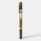 Lila-Brown-White-Agate-Design Case-Mate iPhone Hülle (Rückseite / Links)