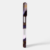 Lila-Brown-White-Agate-Design Case-Mate iPhone Hülle (Rückseite / Rechts)