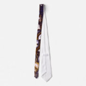 Lila-Brown-White-Agate-Design Krawatte (Rückseite)