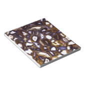 Lila-Brown-White-Agate-Design Notizblock (angewinkelt)
