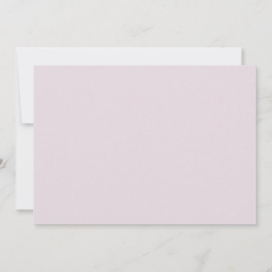 Lila Brunch mit Einladung zur Hochzeit (Rückseite)