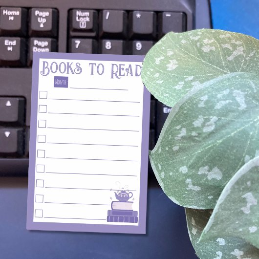 Lila Bücher zum Lesen von Post-It-Notes Post-it Klebezettel