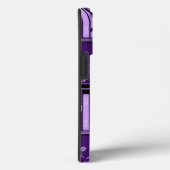 Lila Bücherregale Vintage Bücher Case-Mate iPhone Hülle (Rückseite / Rechts)