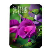 Lila Budgetierung Rose Motivierend Kostenvoranschl Magnet (Vertikal)