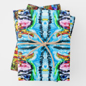 LILA BUFFALO-GIFT-WRAP - 3 SCHUHE SIND INBEGRIFFEN GESCHENKPAPIER SET (Beispiel)