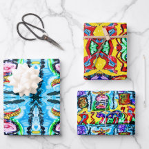 LILA BUFFALO-GIFT-WRAP - 3 SCHUHE SIND INBEGRIFFEN