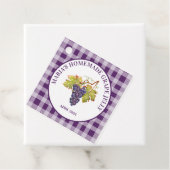 Lila Buffalo Karo hausgemachte Trauben Jelly oder  Geschenkanhänger (Beispiel)