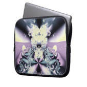 Lila Bühne Laptopschutzhülle (Vorderseite Links)