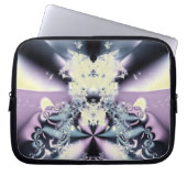 Lila Bühne Laptopschutzhülle (Vorderseite)