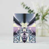 Lila Bühne Postkarte (Stehend Vorderseite)