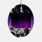Lila Bühne solarized Theaterentwurf Keramikornament (Rechts)