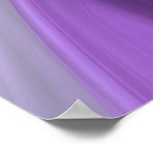 Lila Bunny Abstrakt Poster (Ecke)