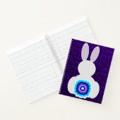 Lila Bunny Spiral Notebook Notizblock (Innenseite)