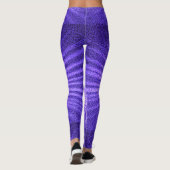Lila Burst Leggings (Rückseite)