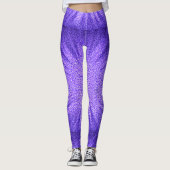 Lila Burst Leggings (Vorderseite)