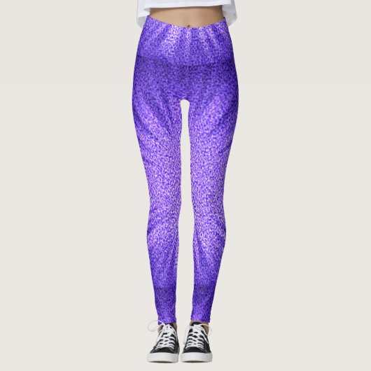 Lila Burst Leggings (Vorderseite)