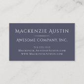 Lila Butterfleur | Schmetterling in der Lilie Visitenkarte (Rückseite)