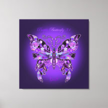 Lila Butterfly 31-Notebook