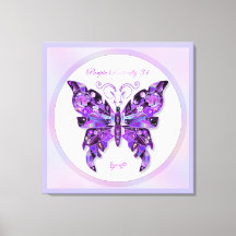 Lila Butterfly 31-Notebook