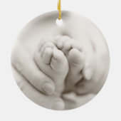 Lila Butterfly Baby's 1. Weihnachtsschmuck (Hinten)