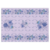 Lila Butterfly-Blume Medow Tischdecke (Vorderseite (Horizontal))