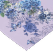 Lila Butterfly-Blume Medow Tischdecke (Schrägansicht)