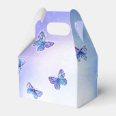 Lila Butterfly Eras Geburtstagsparty Gefälligkeits Geschenkschachtel (Rückseite)