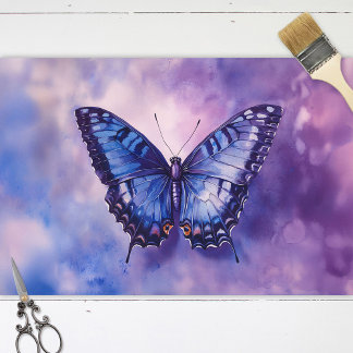Lila Butterfly-Farbton Seidenpapier