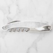 Lila Butterfly Floral Corkschraube Kellnermesser (Rückseite)