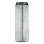 Lila Butterfly Floral Personalisiert Thermosbecher (Rückseite)