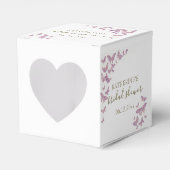 Lila Butterfly Gold Boho Brautparty Custom Geschenkschachtel (Vorderseite)