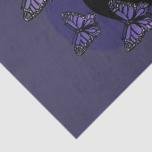 Lila Butterfly-Göttin Seidenpapier (Ausschnitt)