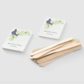 Lila Butterfly-Handfliege Fächer (Non-assembled)