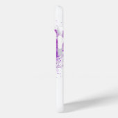 Lila Butterfly-Handy Case-Mate iPhone Hülle (Rückseite / Links)