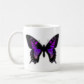 Lila Butterfly-Kaffee Kaffeetasse (Links)
