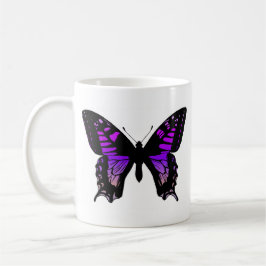 Lila Butterfly-Kaffee Kaffeetasse