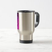 Lila Butterfly-Kaffee Reisebecher (VorderseiteRechts)
