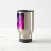Lila Butterfly-Kaffee Reisebecher (Mittel)