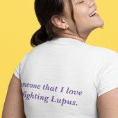 Lila Butterfly Lupus Warrior Große Größe T-Shirt