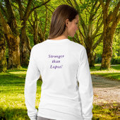 Lila Butterfly Lupus Warrior T-Shirt