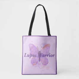 Lila Butterfly Lupus Warrior Tasche